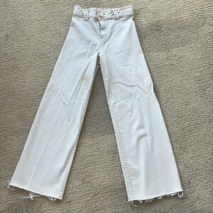 wide leg high waisted zara jeans